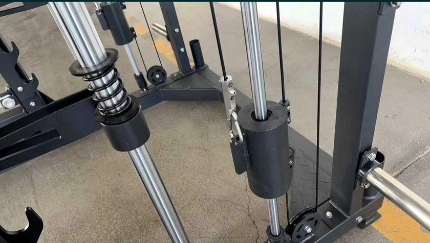 Half Rack Smith Machine med Counterbalance - Professionel