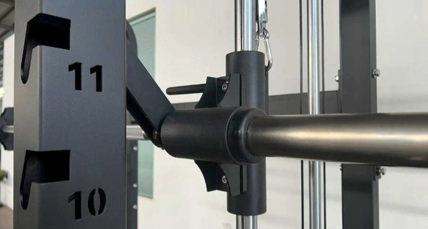 Half Rack Smith Machine med Counterbalance - Professionel