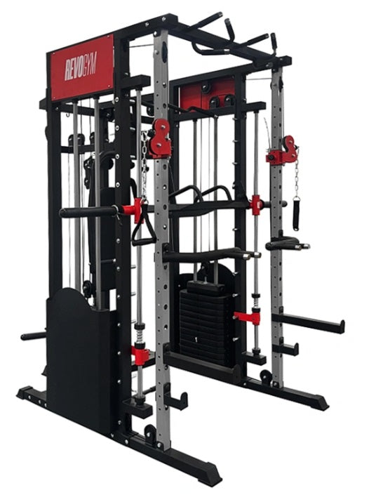 Smith Skydekrank LS03 2x72kg – Professionel Multifunktionel Træningsstation