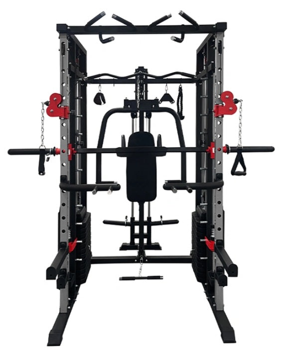 Smith Skydekrank LS03 2x72kg – Professionel Multifunktionel Træningsstation
