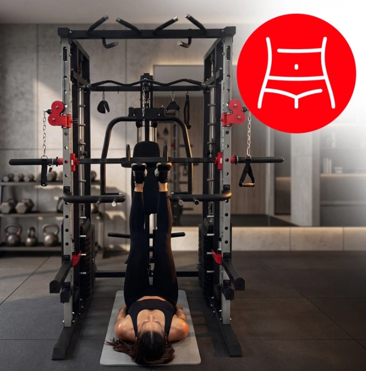 Smith Skydekrank LS03 2x72kg – Professionel Multifunktionel Træningsstation