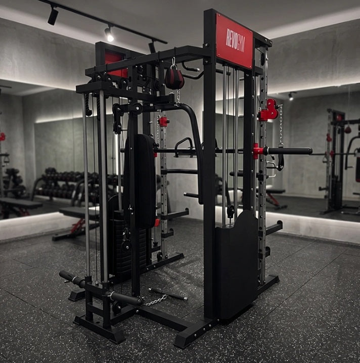 Smith Skydekrank LS03 2x72kg – Professionel Multifunktionel Træningsstation