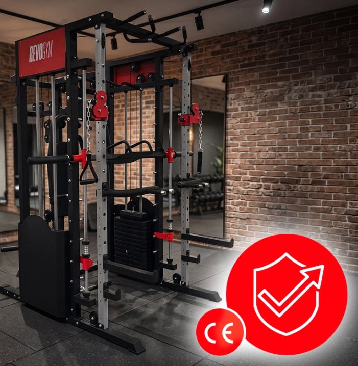 Smith Skydekrank LS03 2x72kg – Professionel Multifunktionel Træningsstation