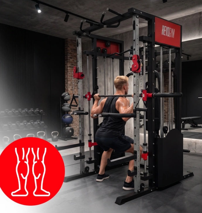 Smith Skydekrank LS03 2x72kg – Professionel Multifunktionel Træningsstation