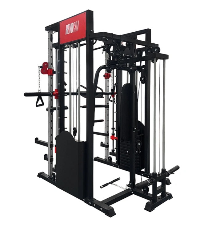 Smith Skydekrank LS03 2x72kg – Professionel Multifunktionel Træningsstation