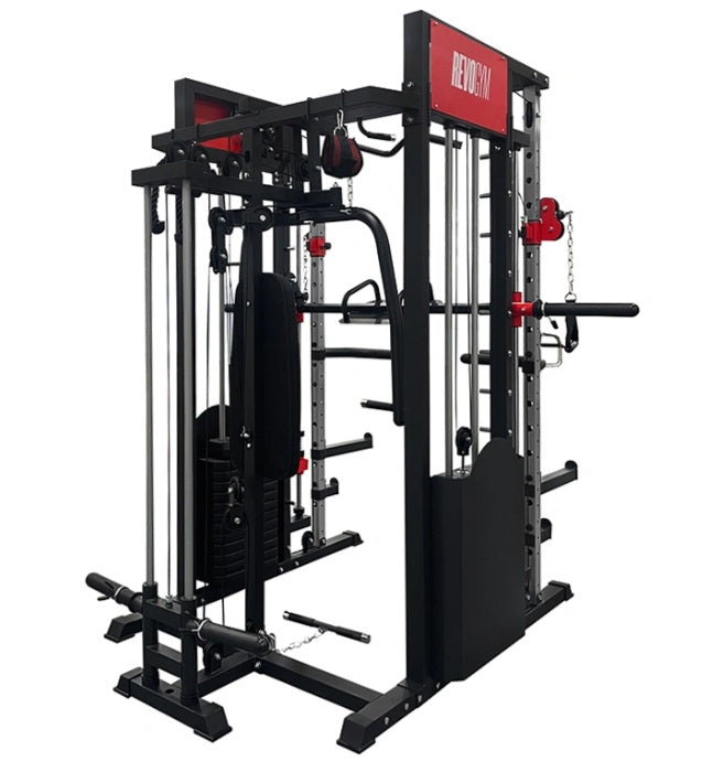 Smith Skydekrank LS03 2x72kg – Professionel Multifunktionel Træningsstation