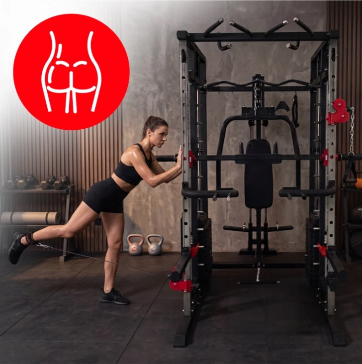 Smith Skydekrank LS03 2x72kg – Professionel Multifunktionel Træningsstation