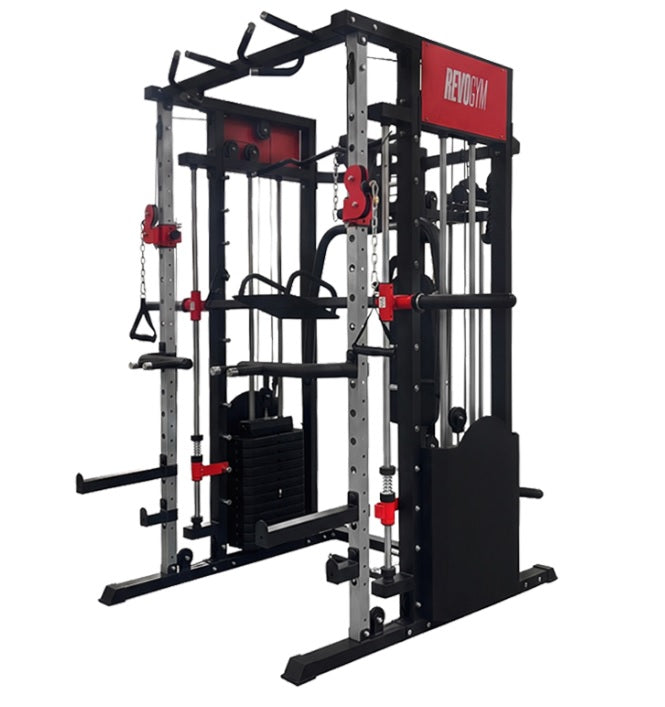 Smith Skydekrank LS03 2x72kg – Professionel Multifunktionel Træningsstation