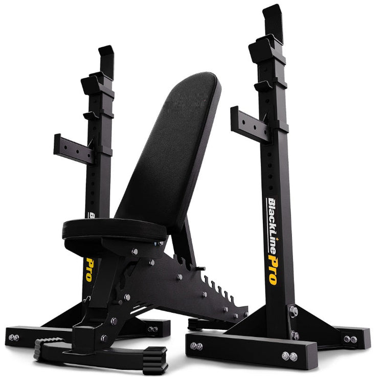 Training Set Bænk + Træningsstativsæt - Komplet Hjemmegym gym4all
