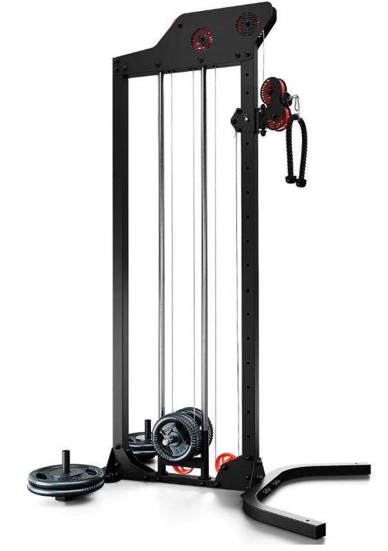 Øvre og nedre justerbar træningsnedtrækning gym4all