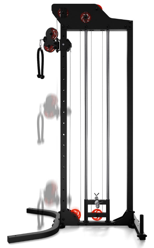 Øvre og nedre justerbar træningsnedtrækning gym4all