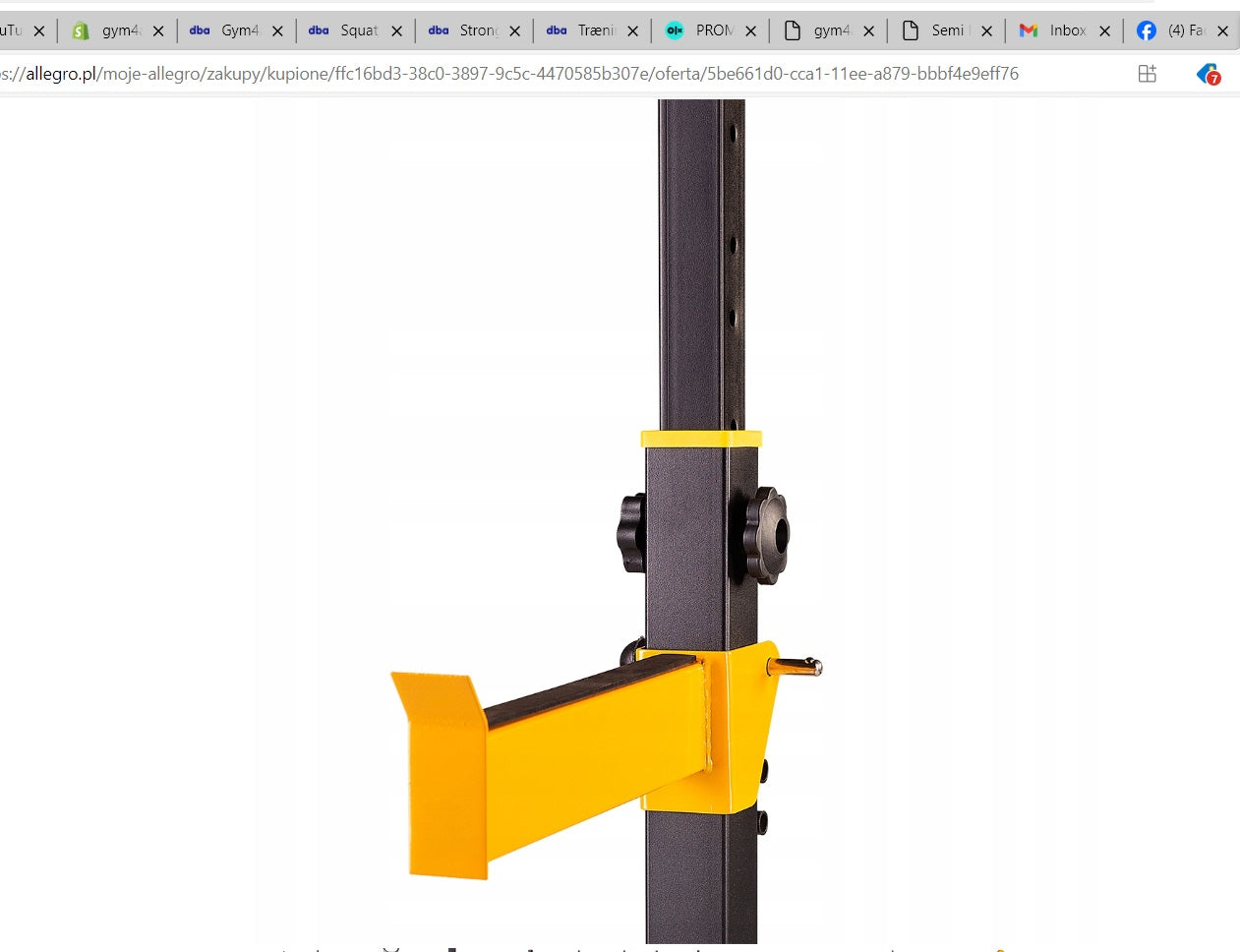 Squat Rack STativ With Regulation