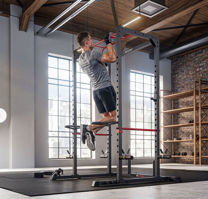 Squat Rack HS-2030K – Multifunktionel Power Rack til Hjemmegym