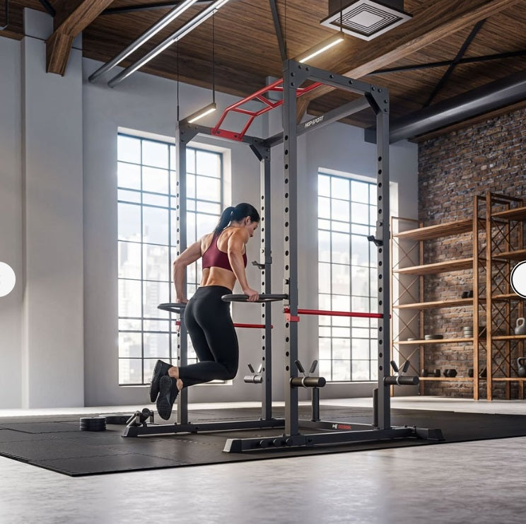Squat Rack HS-2030K – Multifunktionel Power Rack til Hjemmegym