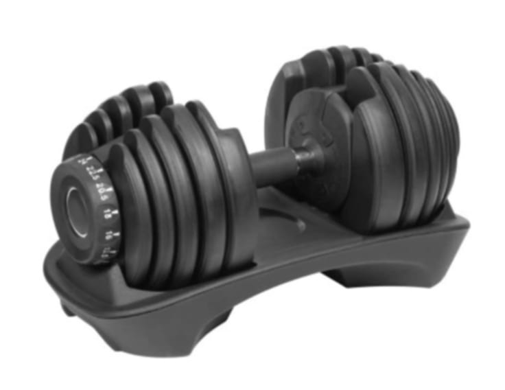Regulerbar Håndvægt 1x24 kg – 15 i 1 Dumbbell til Homegym gym4all