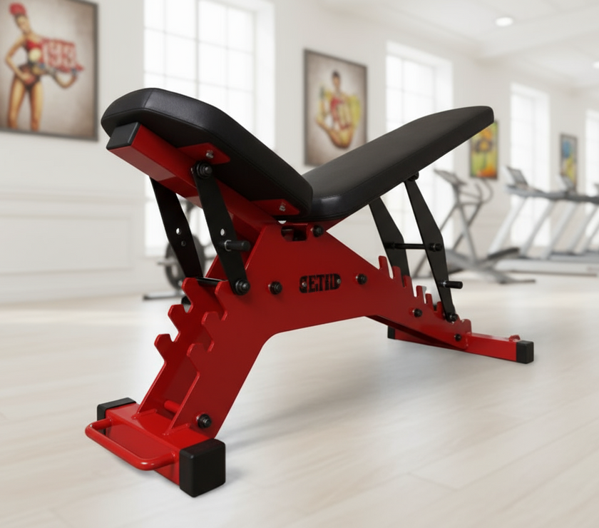 Pro Line Bench Træningsbænk - Justerbar Professionel Hjemmegym gym4all