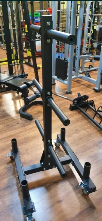 Bumper Plates Stativ – Lodret til 4 Stænger & 1000 kg