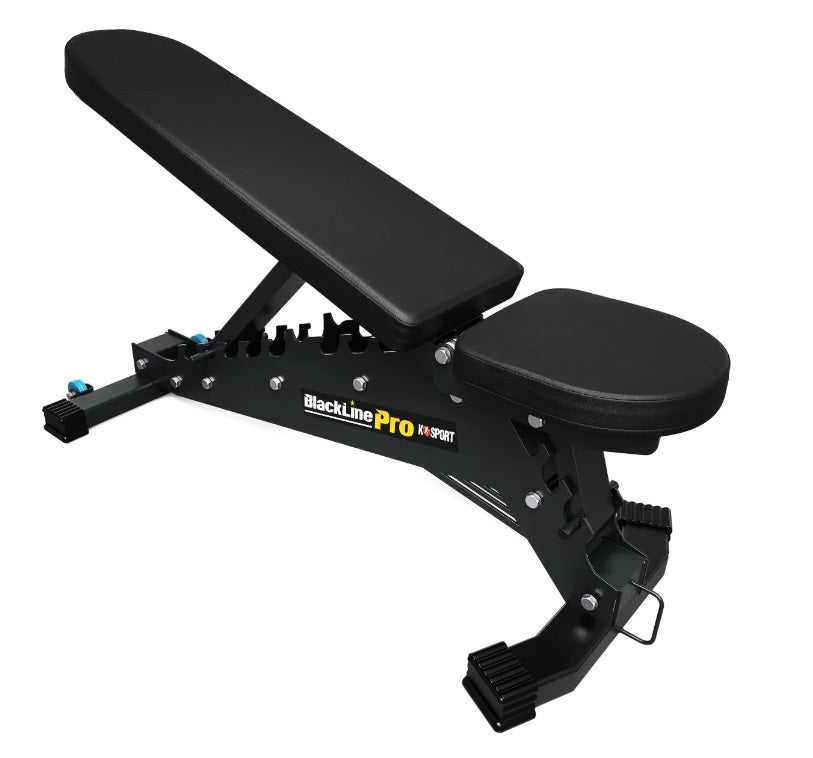 KSG013 Professionelt Sæt – Træningsstativ + Justerbar Bænk + Pull-up Stang 350 kg