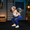 Bituminøst vægtstangsæt 150cm 46 kg gym4all