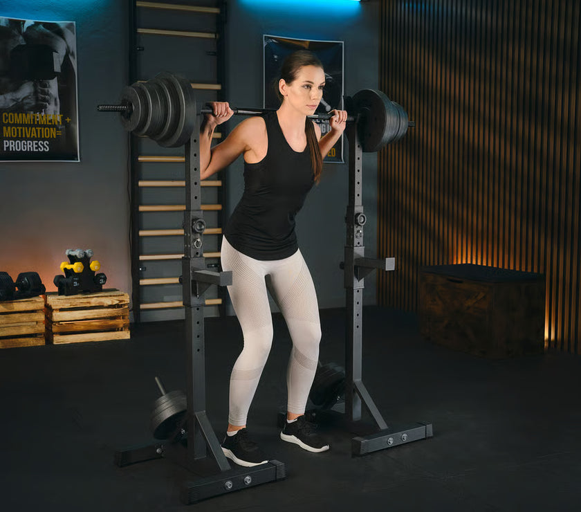 Justerbare vægtstativer med TX-sikring gym4all