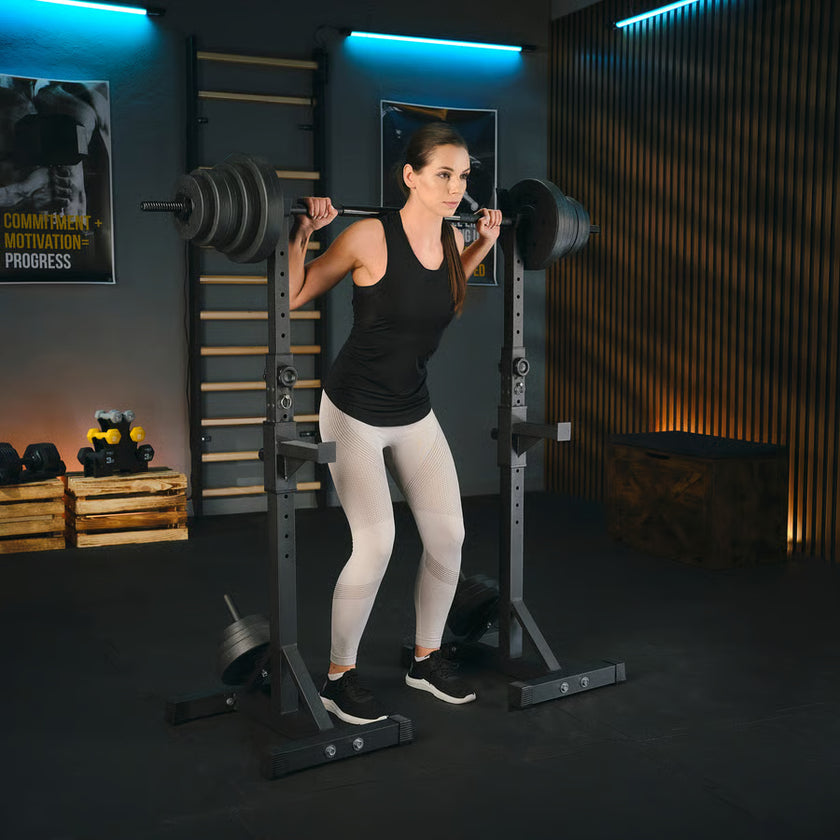 Justerbare vægtstativer med TX-sikring gym4all