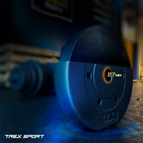 Bituminøst vægtstangsæt  180cm 55 kg gym4all