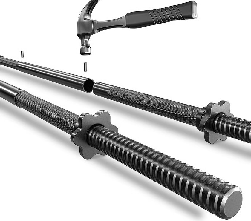 Bituminøst vægtstangsæt 150cm  28 kg gym4all