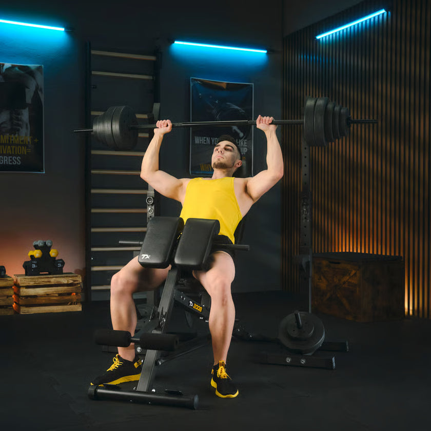 Justerbare vægtstativer med TX-sikring gym4all