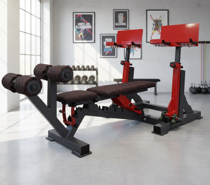 Reguleret bænk med håndvægte Stativ gym4all