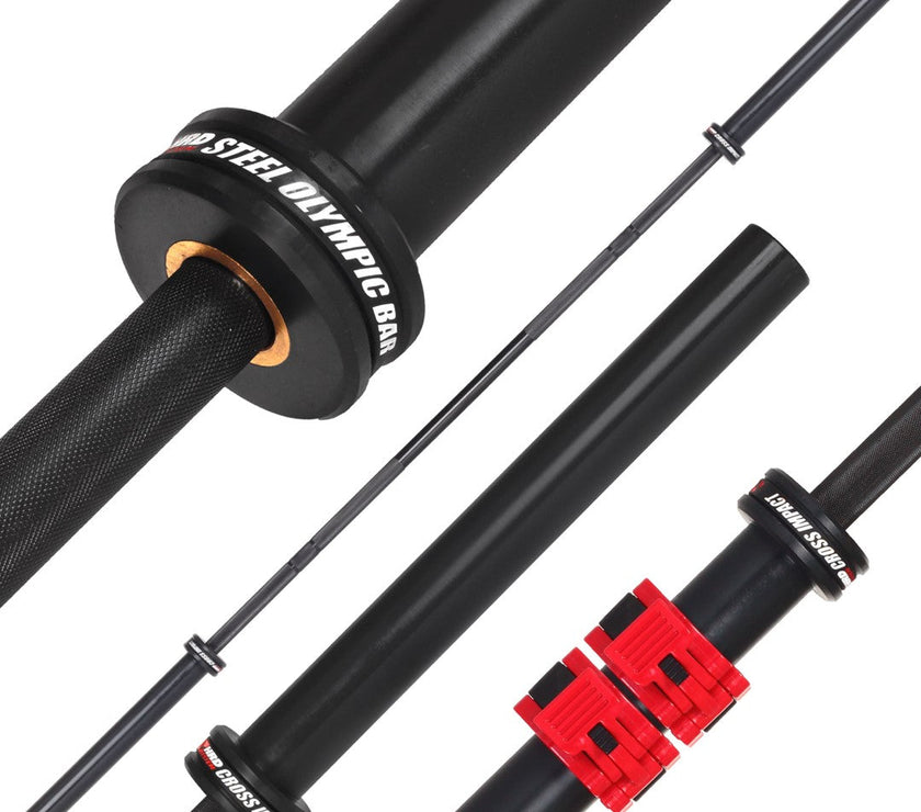 Cross Impact Olympic Bar 220 cm/50 mm – Black Oxide gym4all