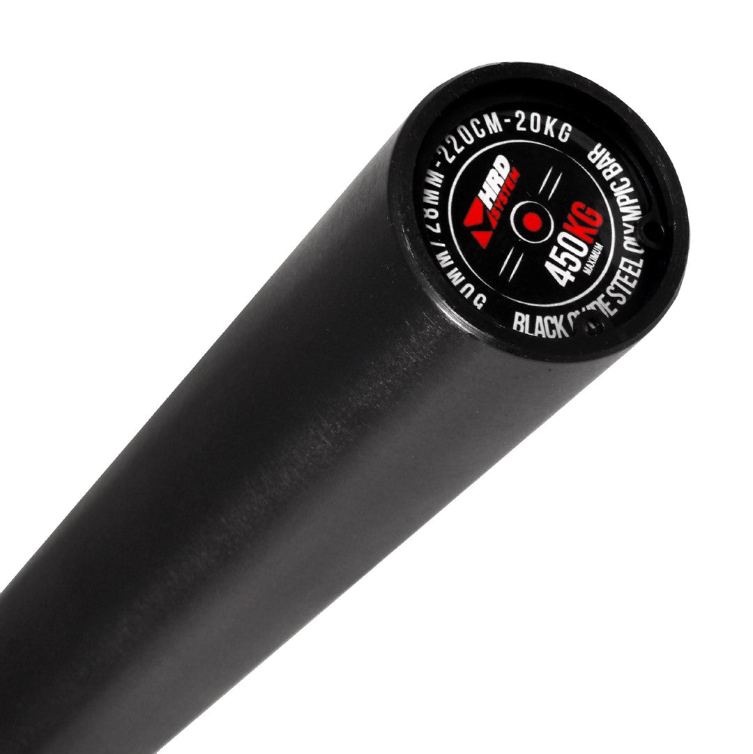 Olympic bar 220cn/50mm CROSS IMPACT BLACK OXIDE – BLT HRD System