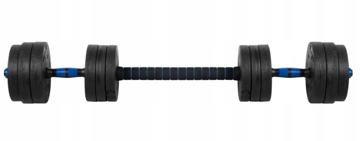 Rebel Active Justerbare Håndvægte 2x10 kg | Med Vægtstangskonnektor & Bitumenvægte gym4all