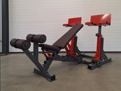 Reguleret bænk med håndvægte Stativ gym4all