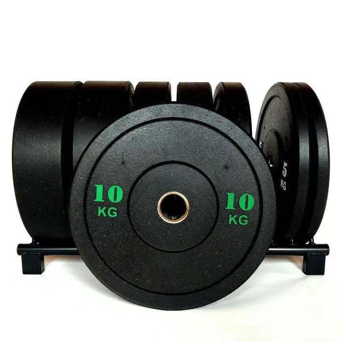 Bumper Plate 100 kg – Gummi vægtskive 50 mm | Homegym & Crossfit gym4all