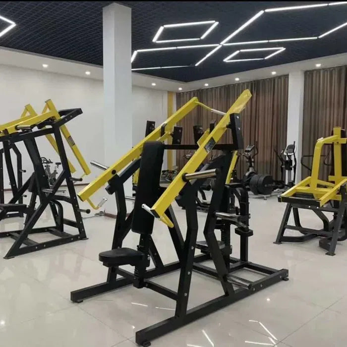 Pladebelastet Isolateral Bryst og Ryg Maskine - Professionel