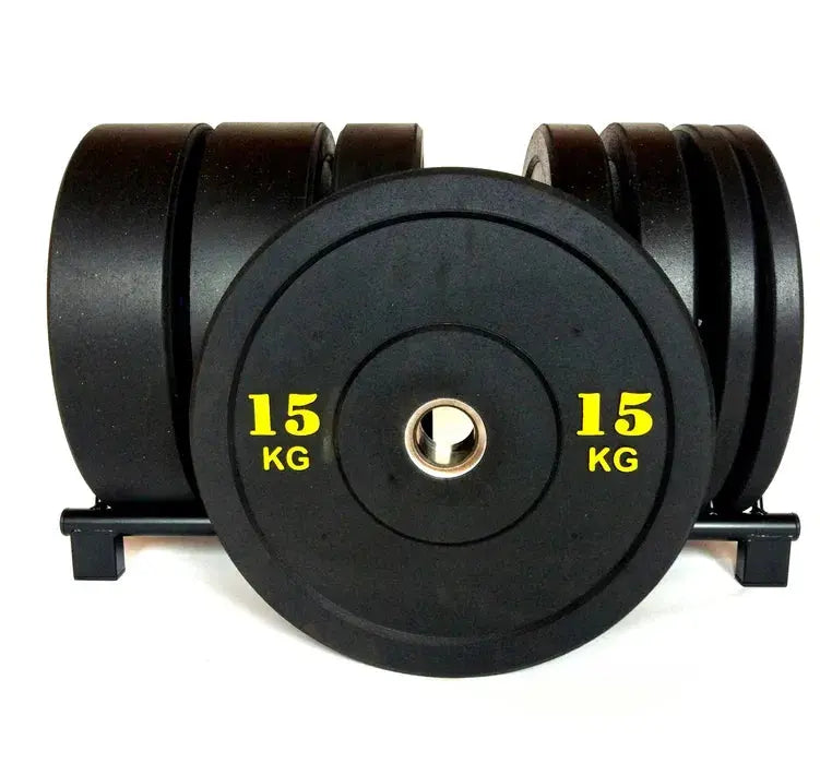 Bumper Plate 100 kg – Gummi vægtskive 50 mm | Homegym & Crossfit gym4all