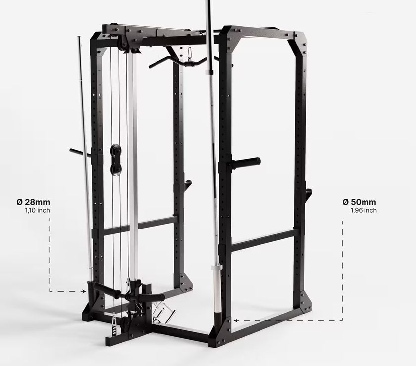 Power Rack med kabeltårn gym4all