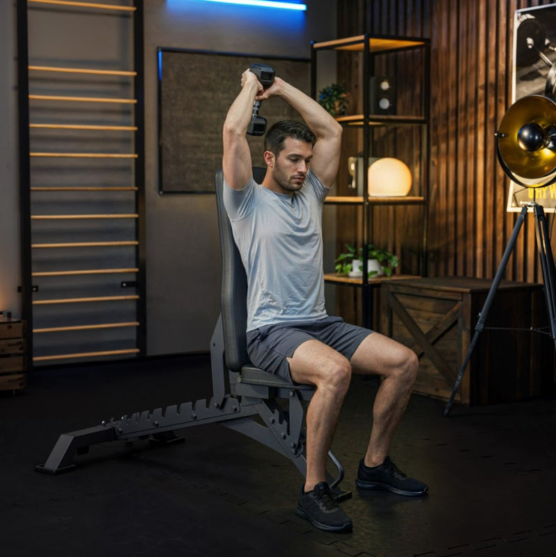 Justerbar Træningsbænk TX-400B – 150 kg Kapacitet til Hjemmegym