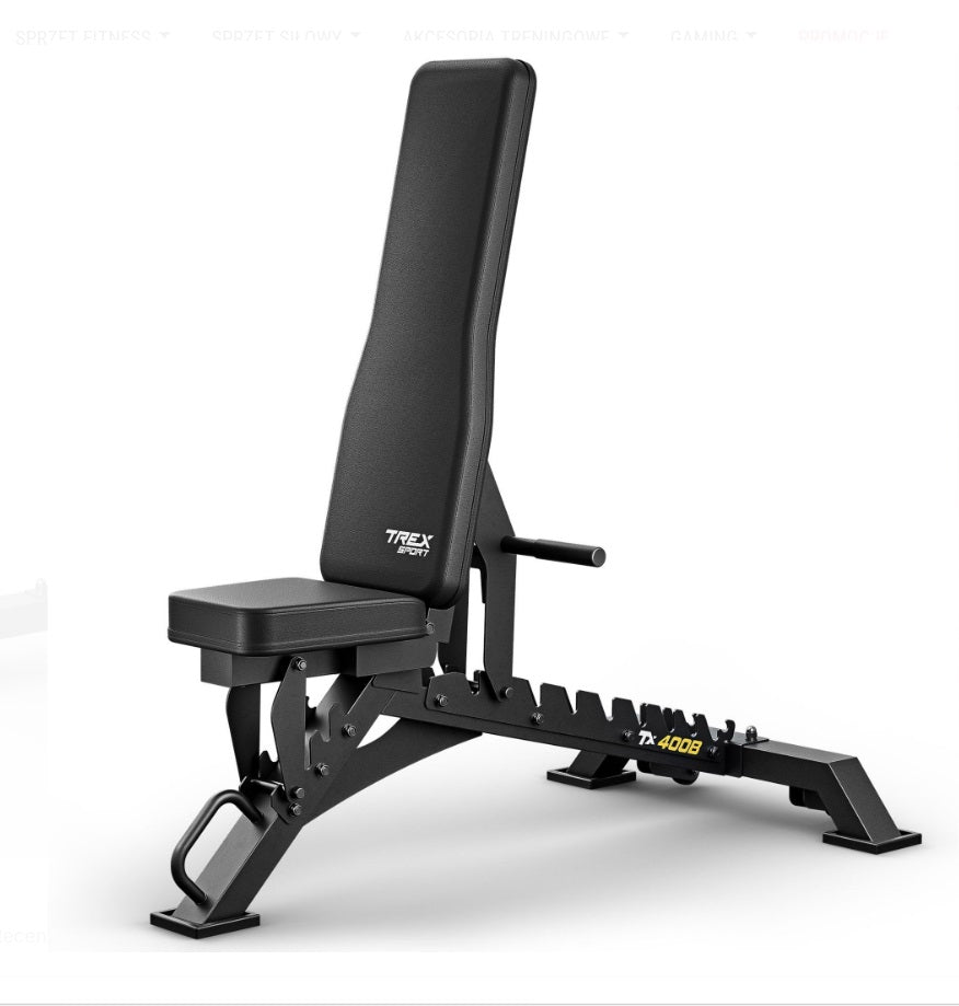 Justerbar Træningsbænk TX-400B – 150 kg Kapacitet til Hjemmegym