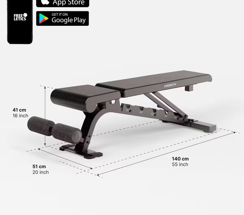 Bench 900 styrketræningsbænk gym4all