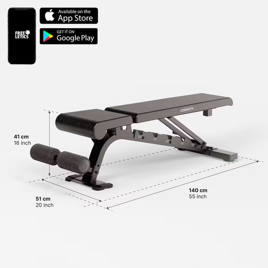 Bench 900 styrketræningsbænk gym4all