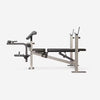 Træningsbænk med stativer og moduler til biceps og ben gym4all