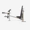 Træningsbænk med stativer og moduler til biceps og ben gym4all