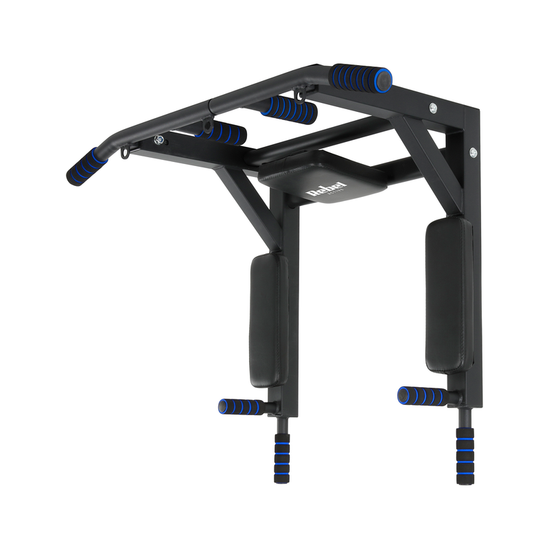 8 forskellige greb på Rebel Active pull-up bar til alsidig træning af ryg, arme og skuldre
