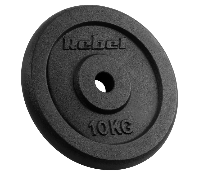 Vægtskiver 2x10kg med Håndtag 31 mm gym4all