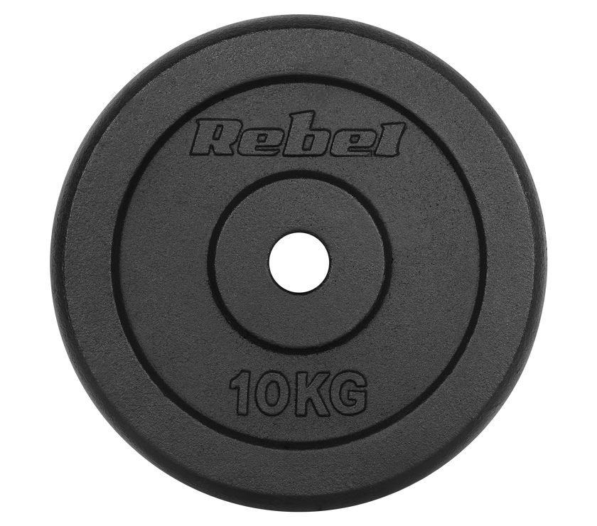 Vægtskiver 2x10kg med Håndtag 31 mm gym4all