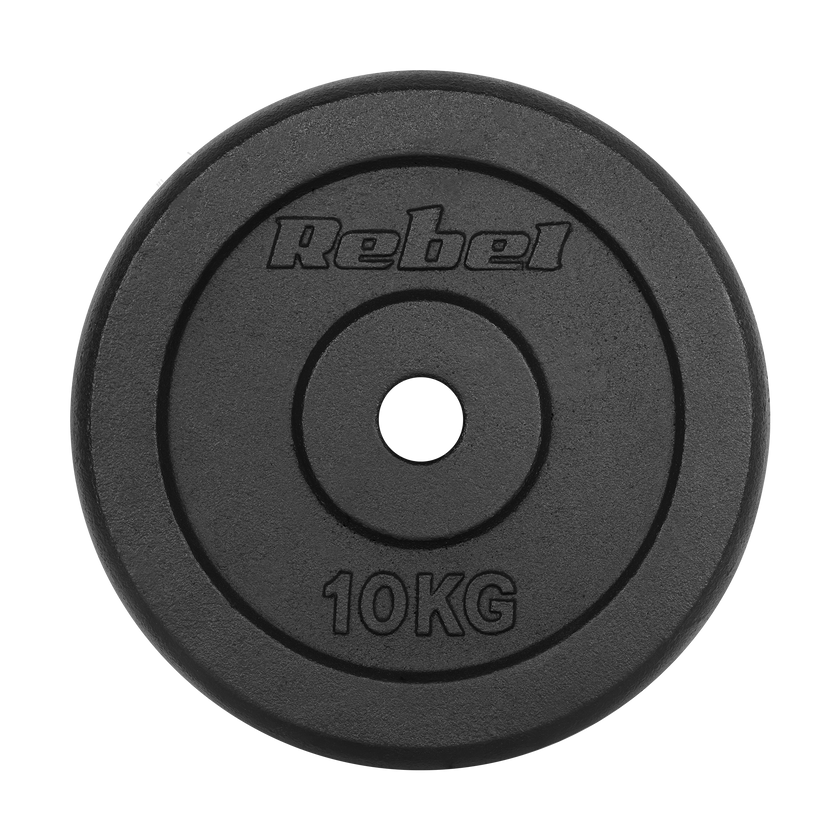 Vægtskiver 2x10kg med Håndtag 31 mm gym4all