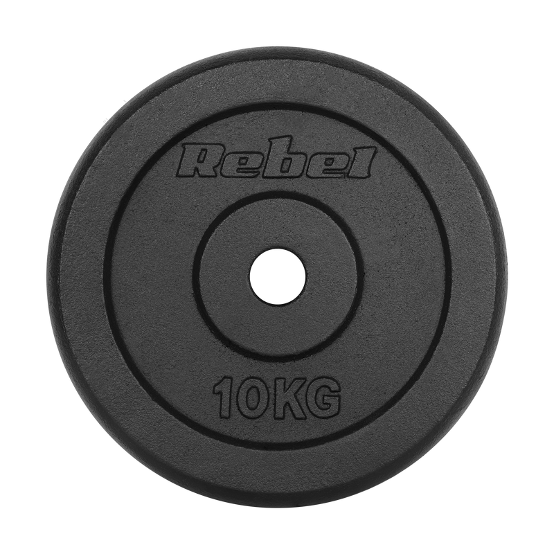 Vægtskiver 2x10kg med Håndtag 31 mm gym4all
