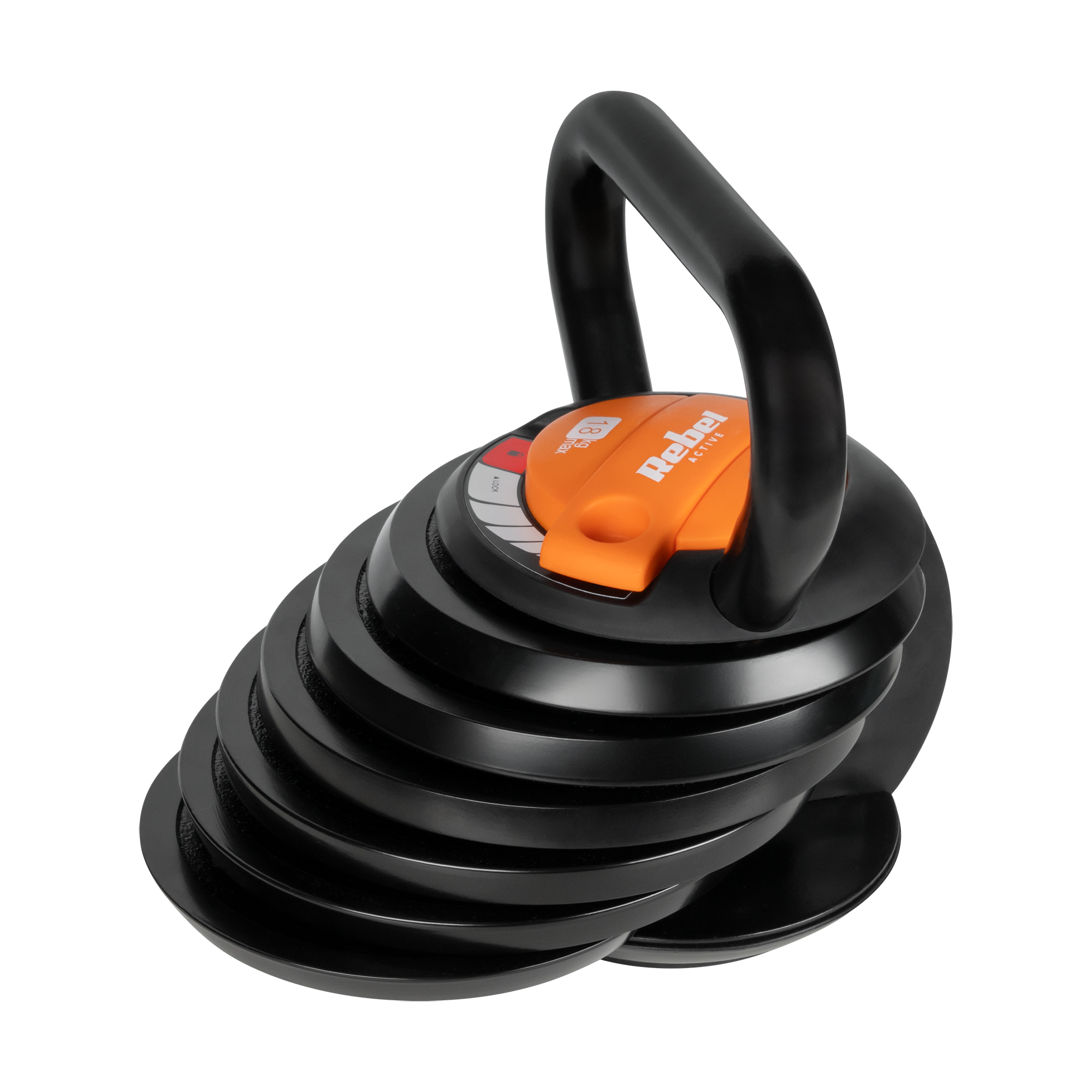 Kettlebell Støbejerns Regulated 18kg gym4all