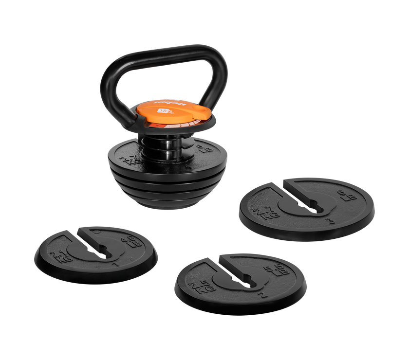 Kettlebell Støbejerns Regulated 18kg gym4all